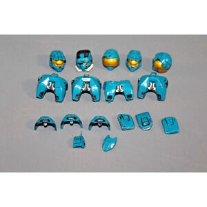 Halo 3 Collection Mark VI CQB EOD Security Armor Pack McFarlane Teal Cyan Blue